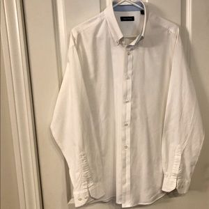 Men’s Nautica Button-Down White Dress Shirt